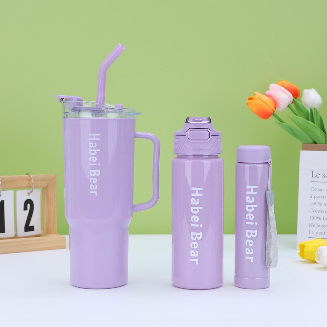 3 piece set of water bottle